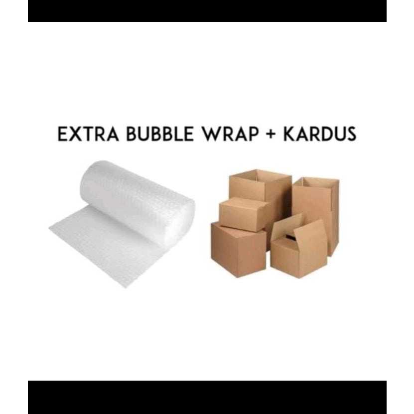 

extra bubblewrab dan kardus
