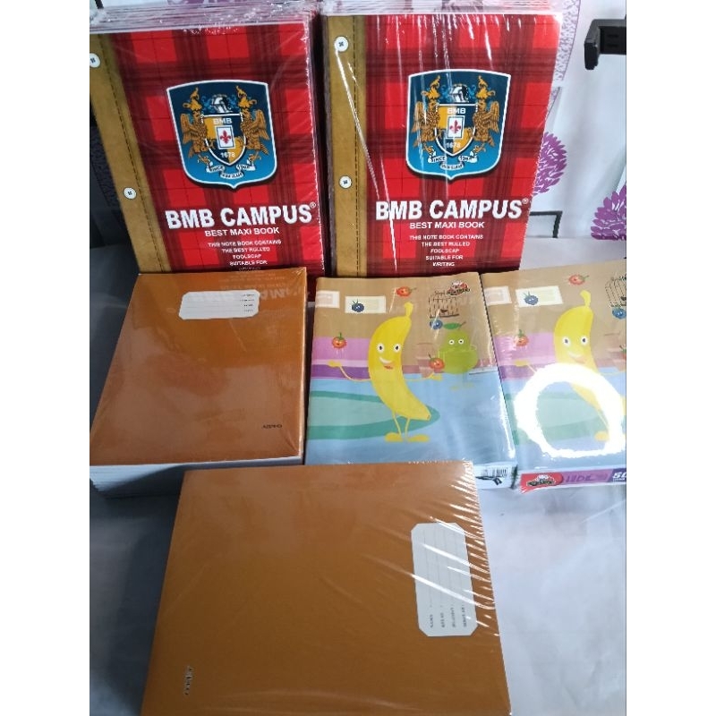 

Buku Tulis SD, SMP,SMA dan Lain lain isi 10 pics