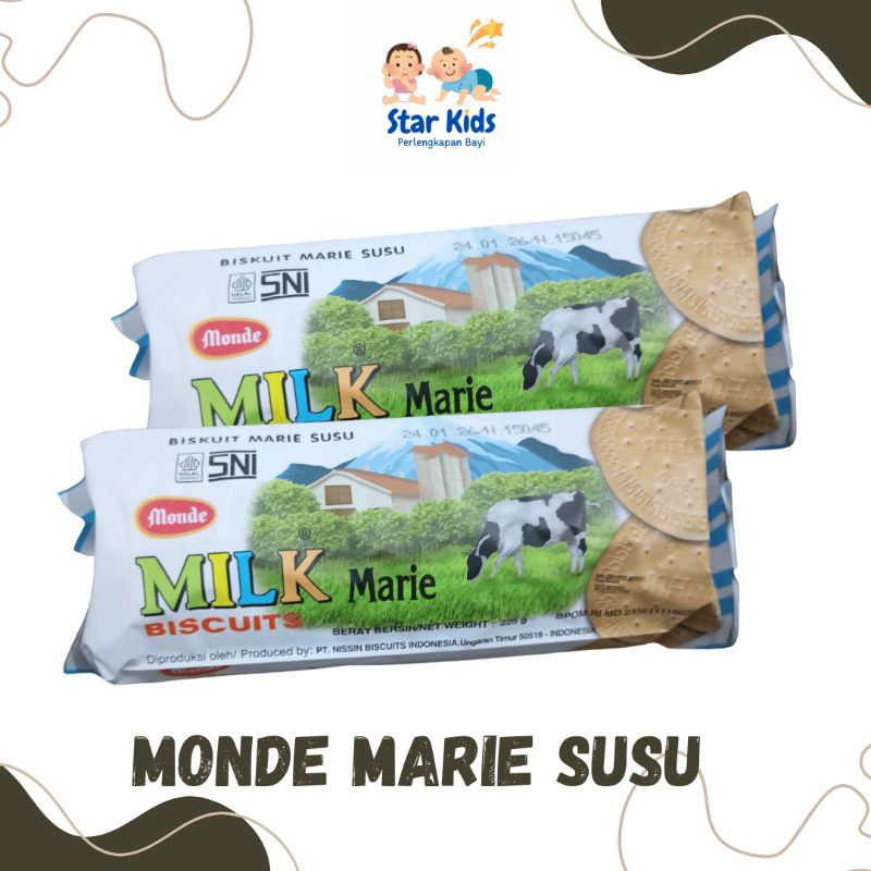 

Monde Biskuit Marie Susu 225 gram