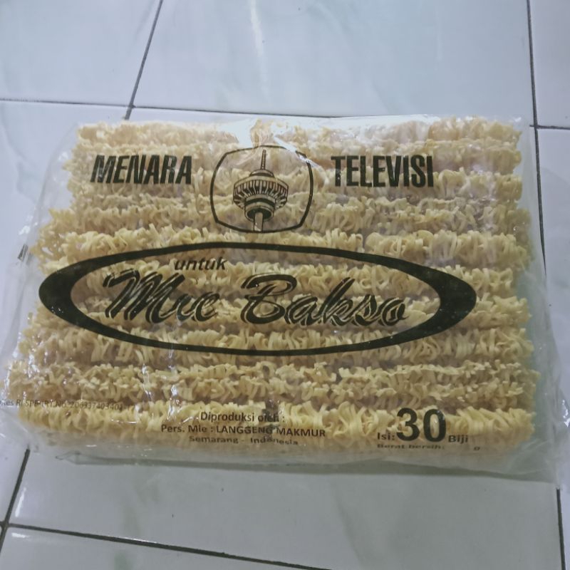 

mie kuning keriting mie bakso cap menara televisi