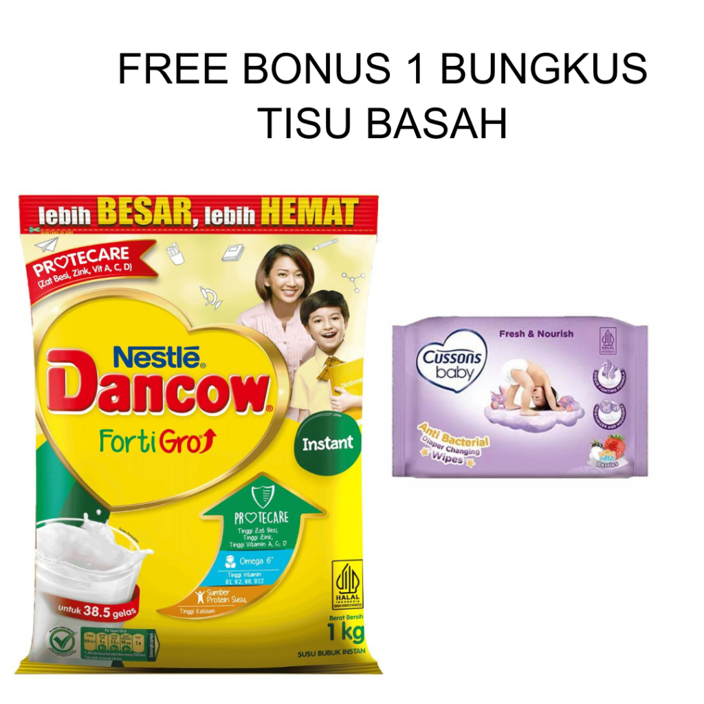 

DANCOW FortiGro Instant 1000g – Susu Bubuk Anak Usia 6–12 Tahun