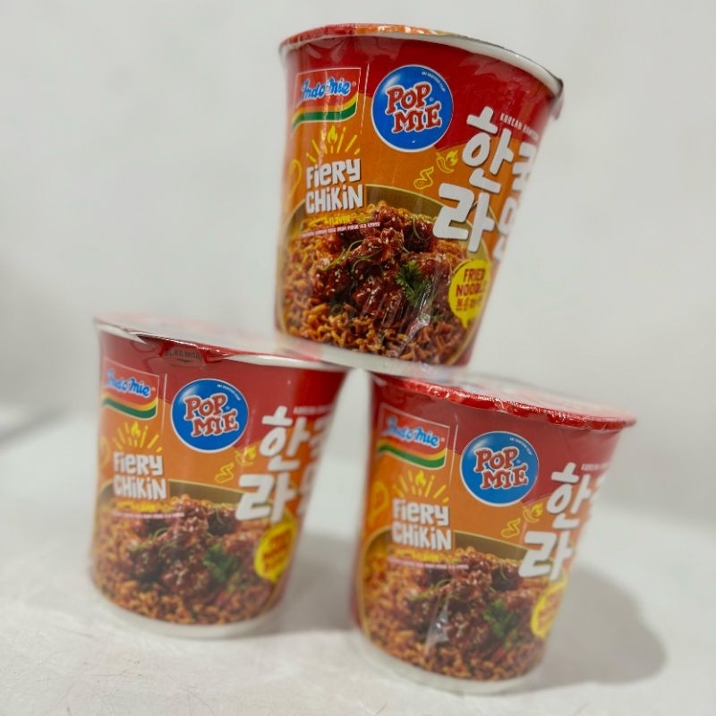 

Pop mie mi goreng flery chicken