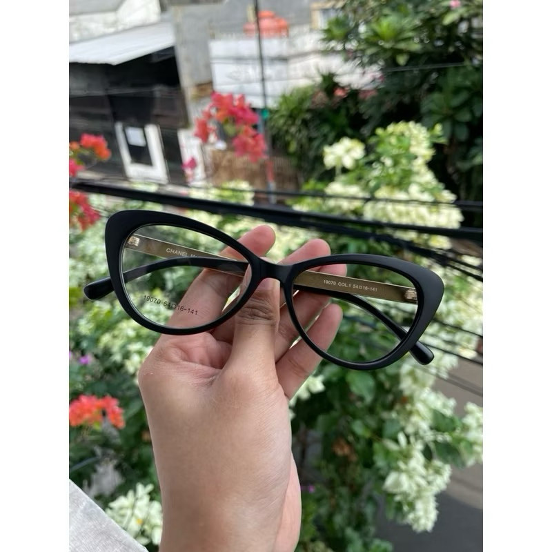 Frame Kacamata 19070 - Kacatama cat eye - Kacamata Ganti lensa