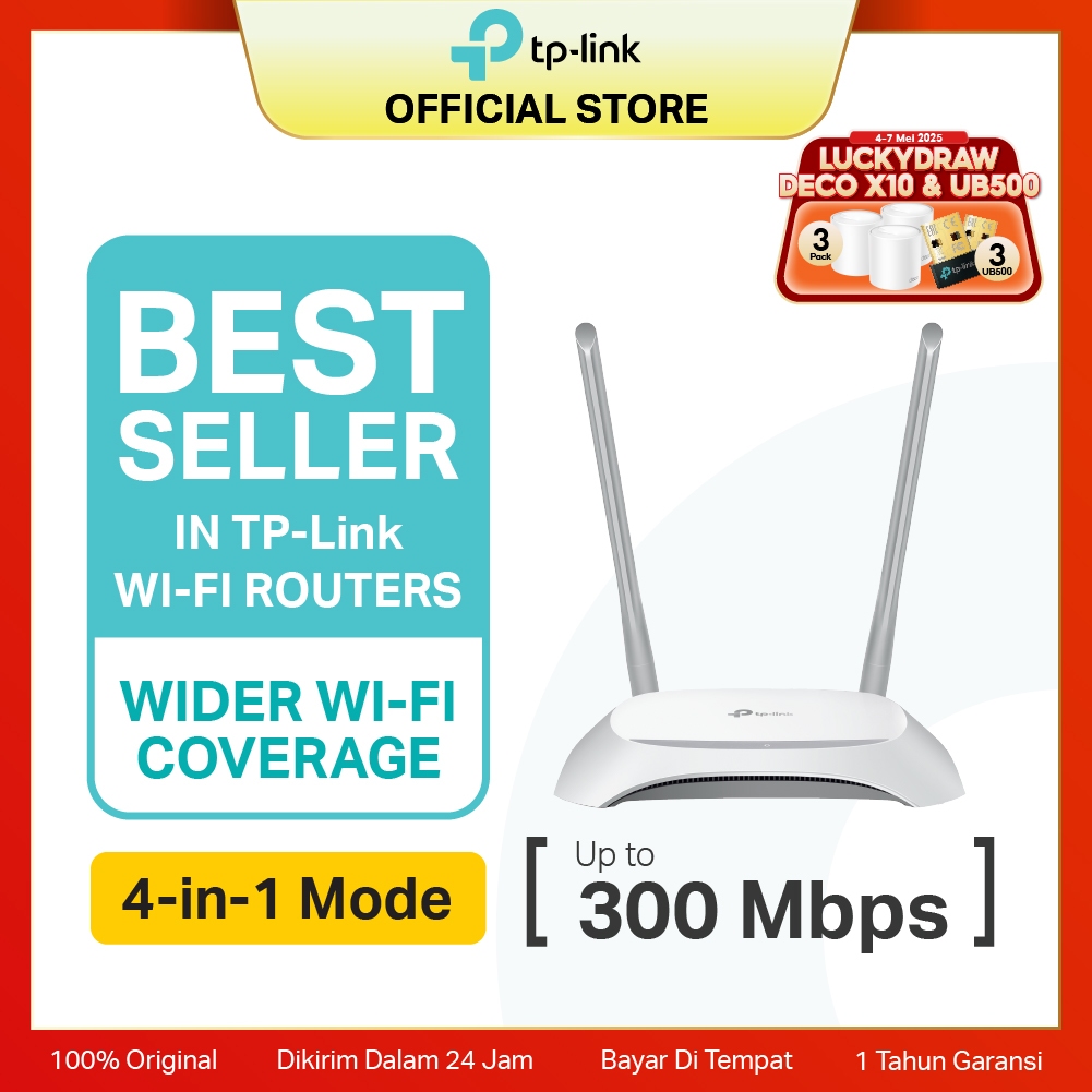 TP-Link TL-WR840N | 300Mbps WiFi N Router I IPv6 IPTV | Router | Access Point | Extender | WPA3