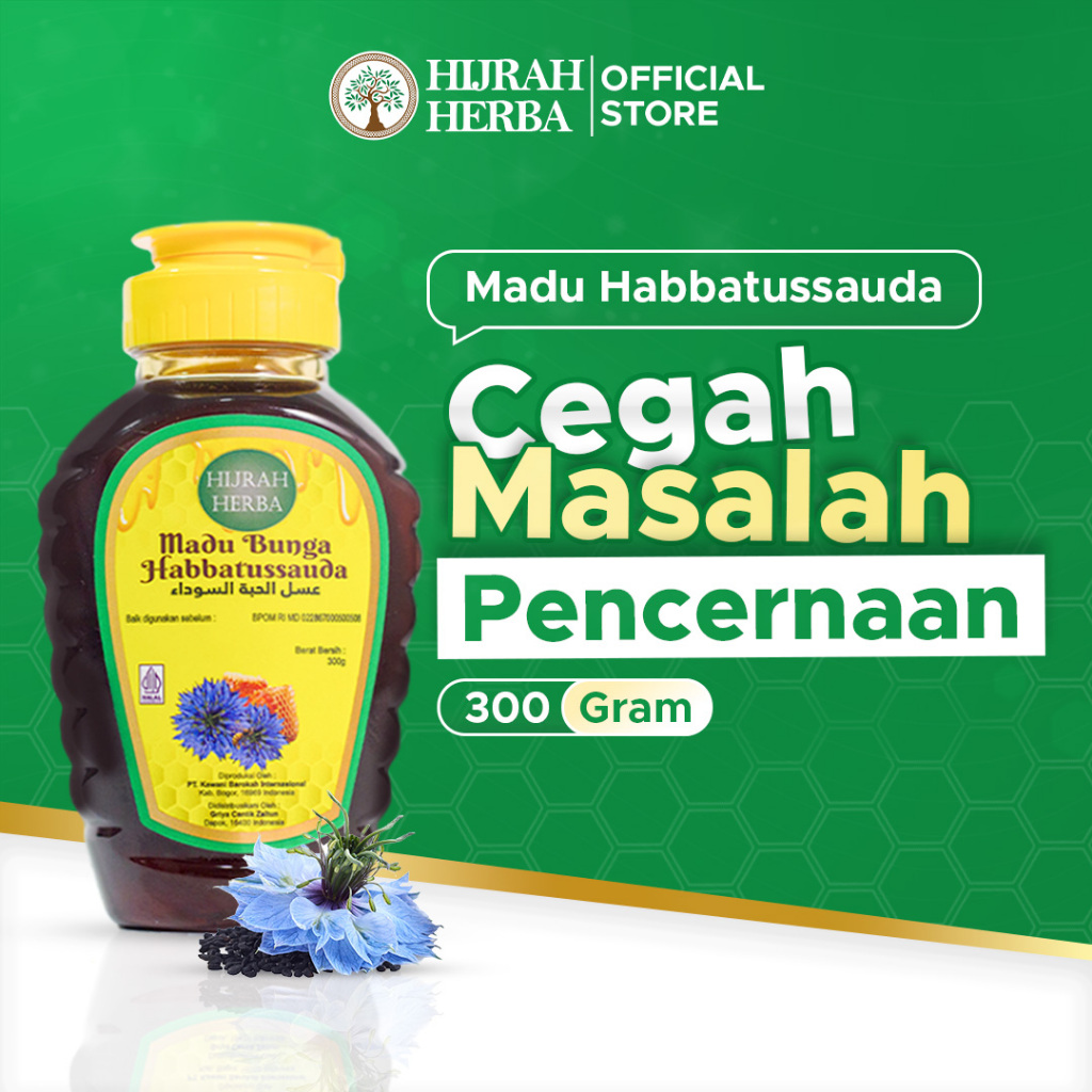 

Madu Habbatussauda 300gr-Cegah Masalah Pencernaan