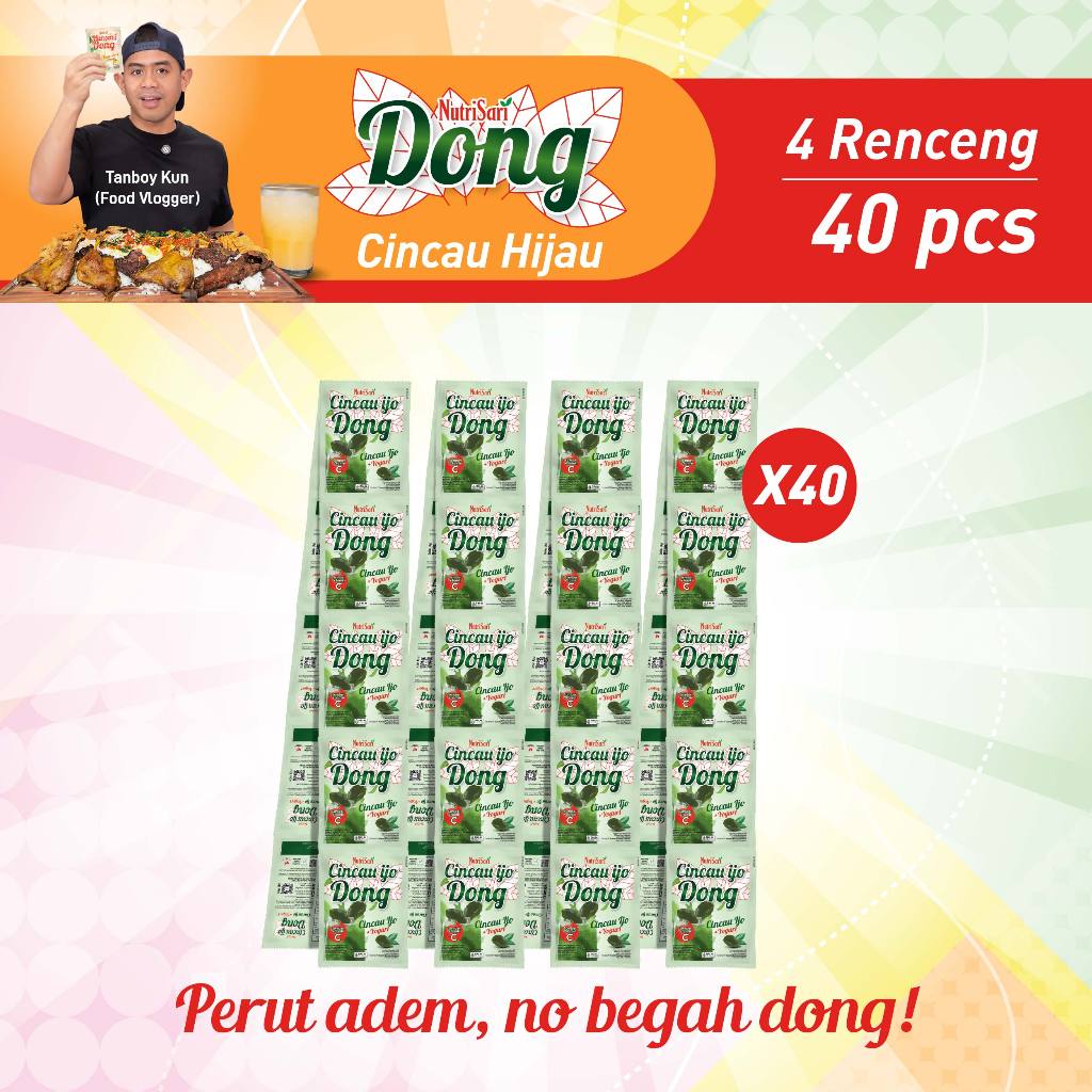 

Nutrisari Dondong Minuman Serbuk dengan Vit C - Rasa Cincau Hijau [14gr x 40pcs] - 4 renceng