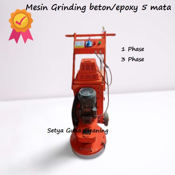 Mesin grinding lantai beton Mesin poles lantai beton mesin kupas epoxy tipe 350 - 3 phase