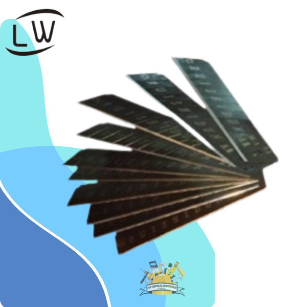 

MATA PISAU CUTTER / ISI CUTTER / PISAU CUTTER BLADE REFIL ISI 10 PCS