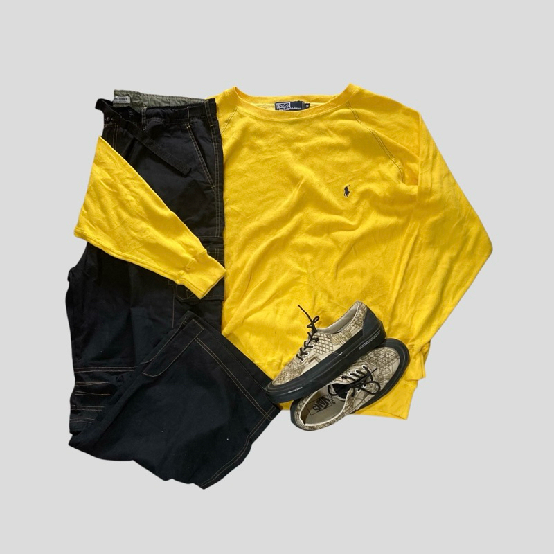 Vintage polo ralph lauren sweater knit crewneck second