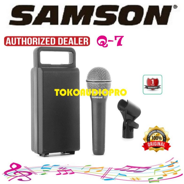 Mic Samson Q7 Professional Dynamic Microphone Samson Q-7