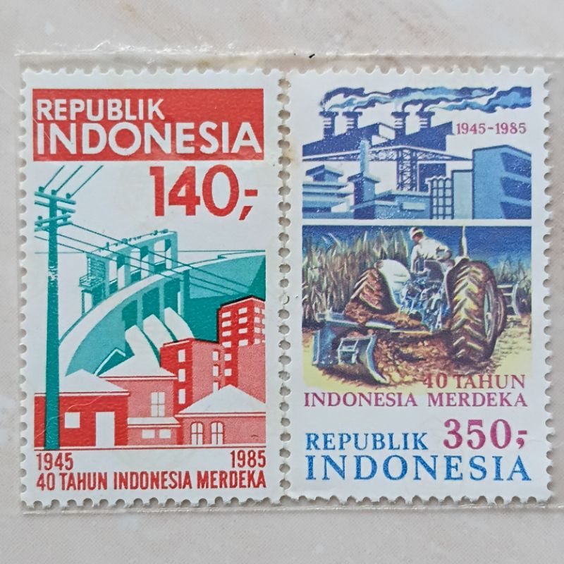 

Perangko Prangko Kuno Set Lengkap Seri 40 Tahun Indonesia Merdeka 1985 Mint - YN2327
