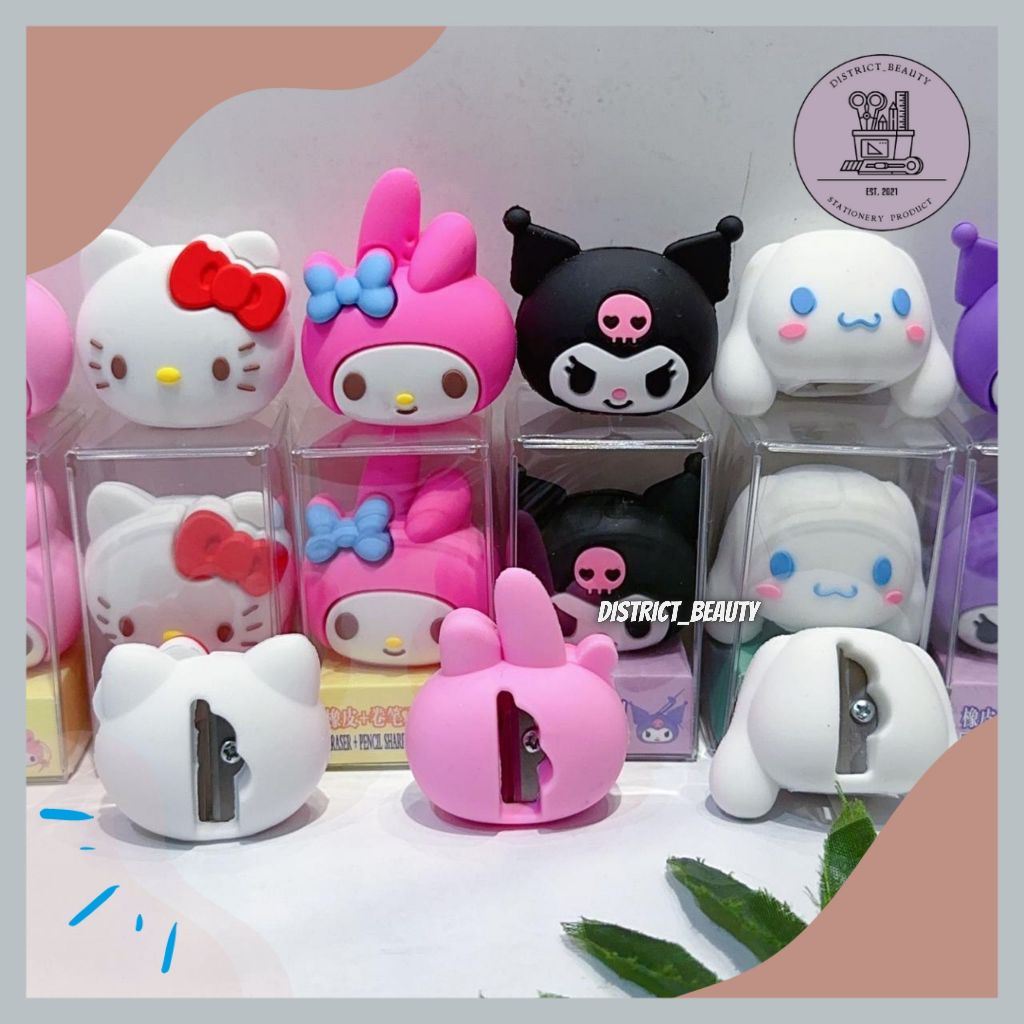 

RAUTAN MINIATUR KEPALA SANRIO SERUTAN PENSIL OROTAN BONEKA KEPALA SANRIO LUCU TERMURAH
