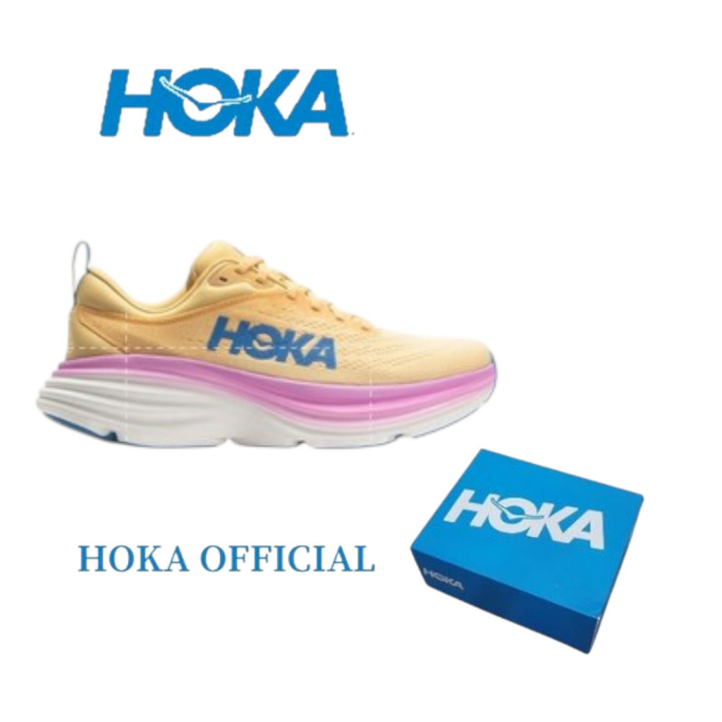 HOKA BONDI 8 WOMEN RUNNING SHOES / CYCLAMEN / ORIGINAL