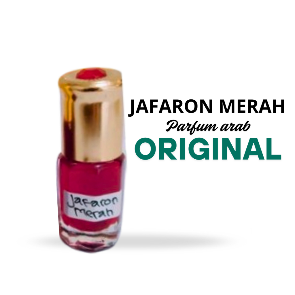JAFARON MERAH 3ML/MINYAK JAFARON/MURNI TANPA CAMPURAN