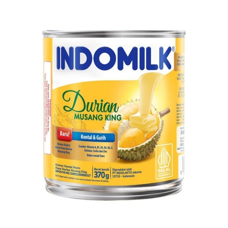 

indomilk krimer kental manis durian 370gram