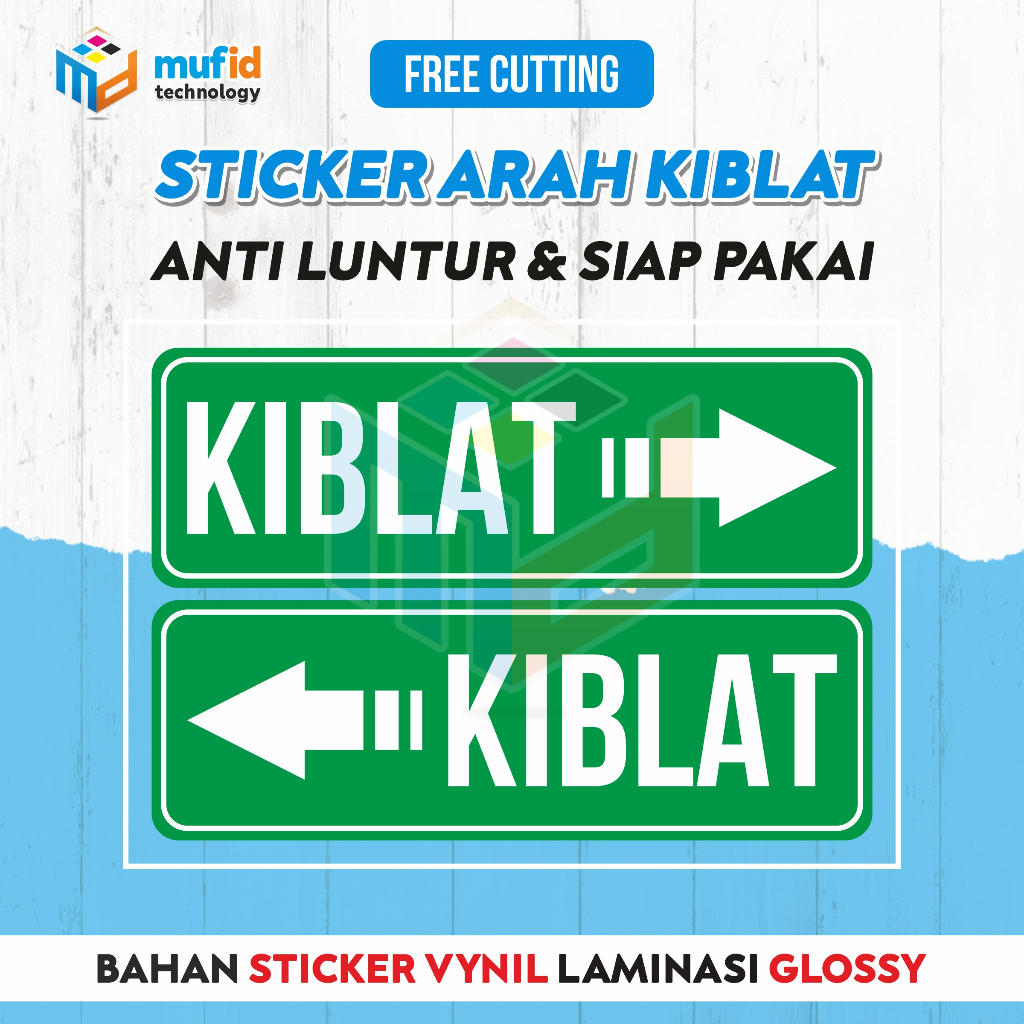 

STICKER ARAH KIBLAT