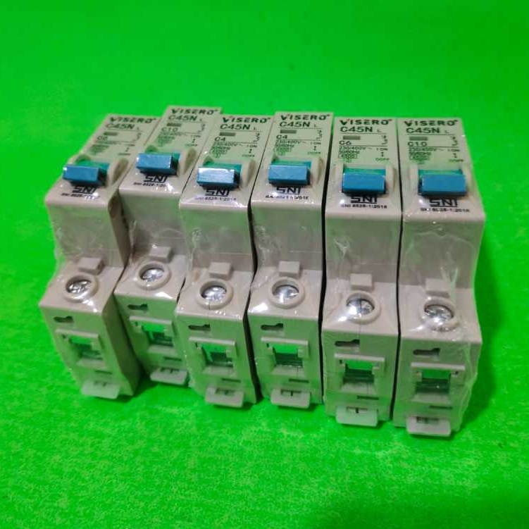 MCB 4 Amper, 6 Amper, 10 Amper Merk Visero