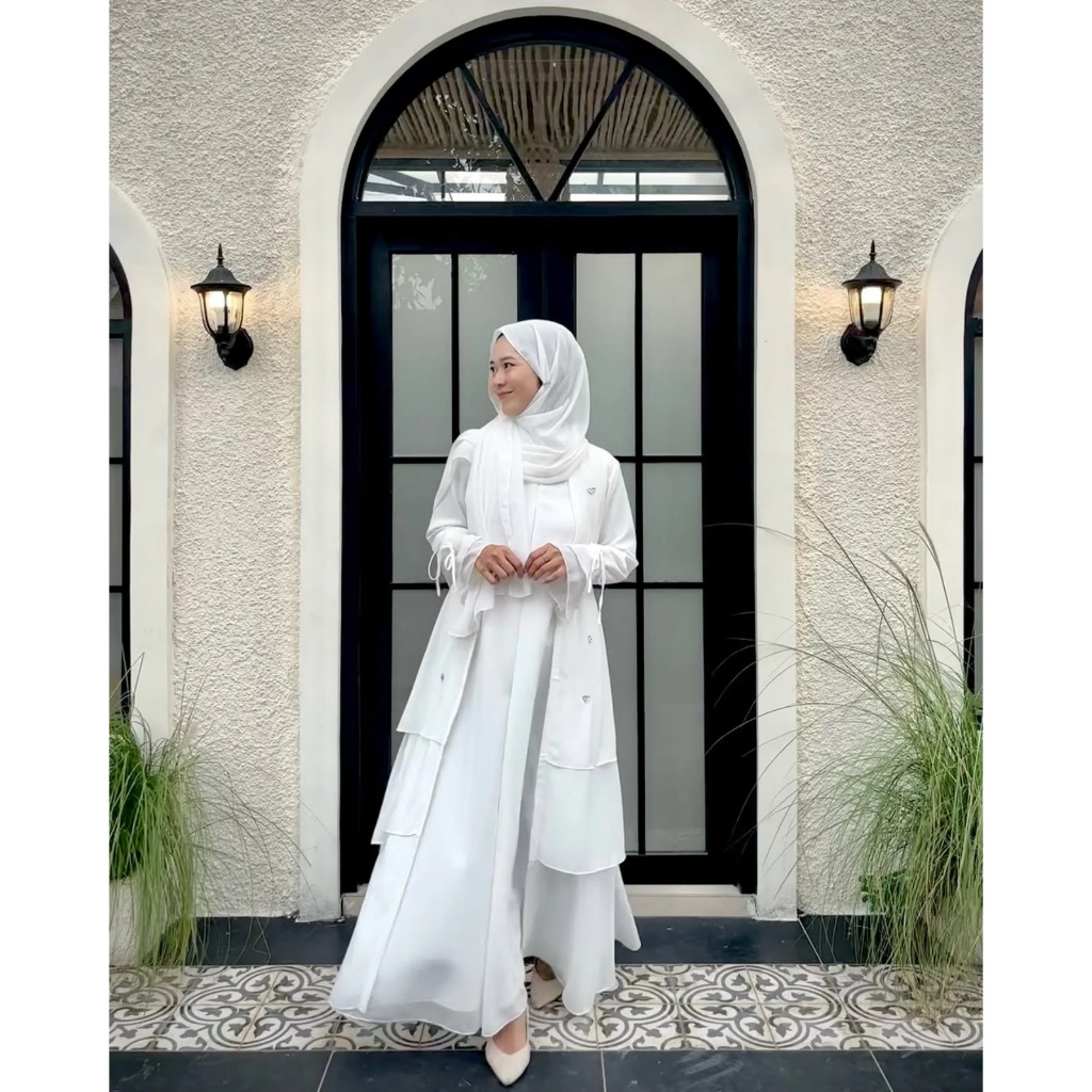 Abaya Sabrina dress [COD] / Gamis / Abaya Remaja Aesthetic / Abaya Turkey Hitam Mewah Elegan / Gamis