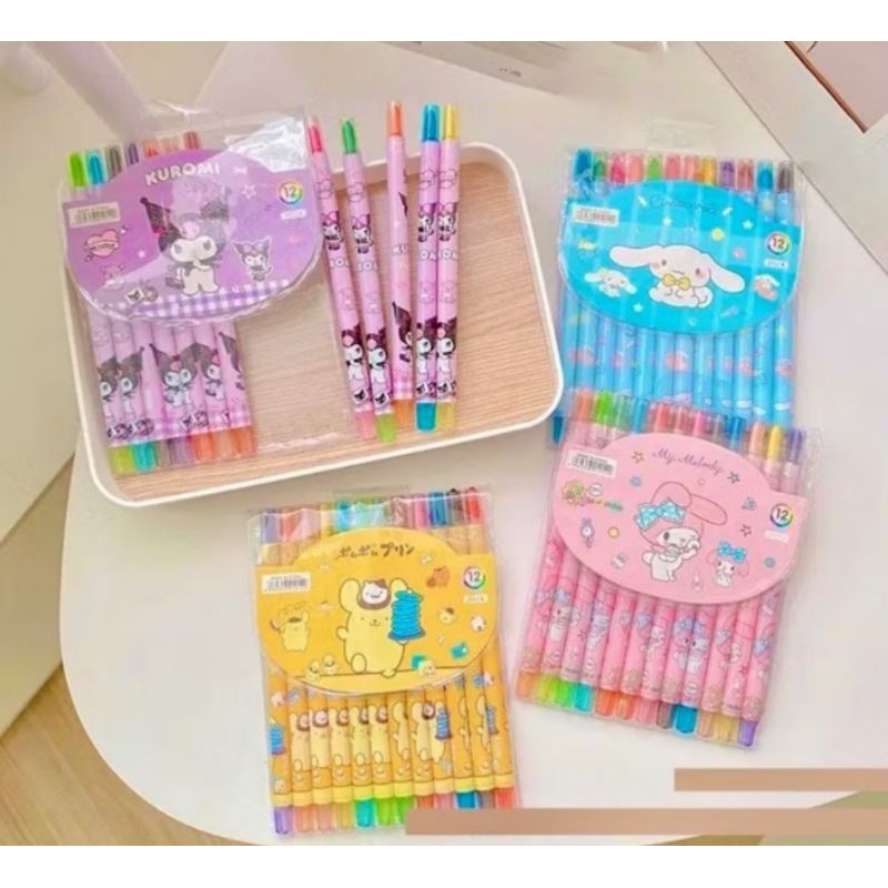 

Crayon panjang putar sanrio0 krayon putar sanrioo Kuromi Melody cinnamorolll