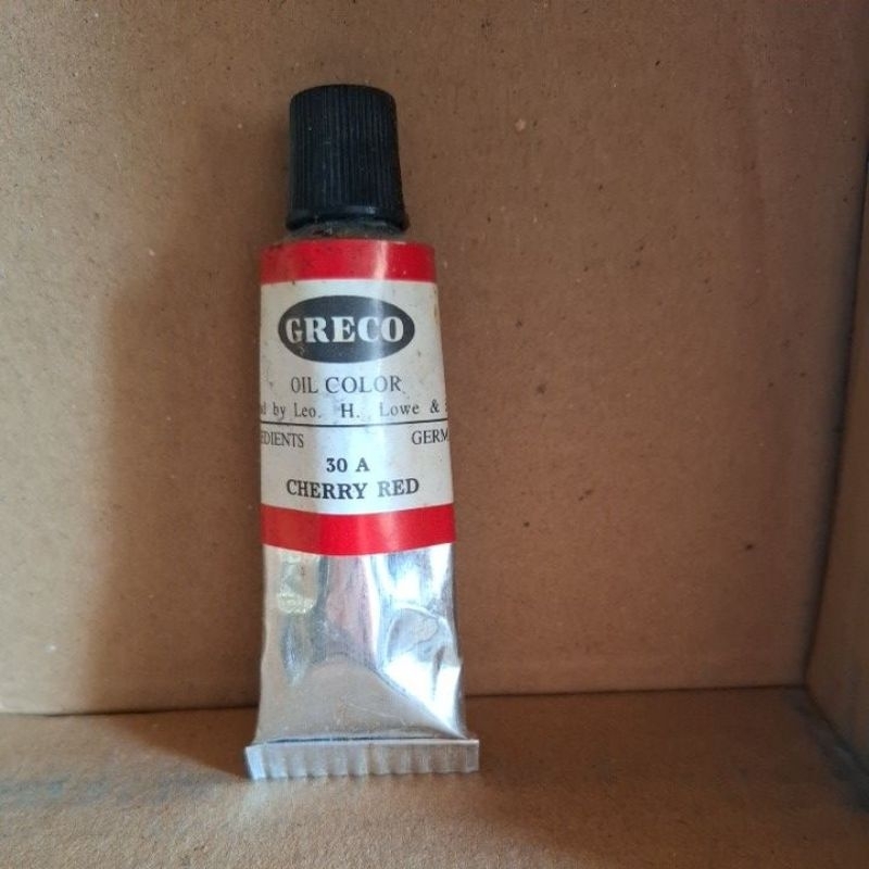 

cat minyak / oil colour greco CHERRY RED 30A