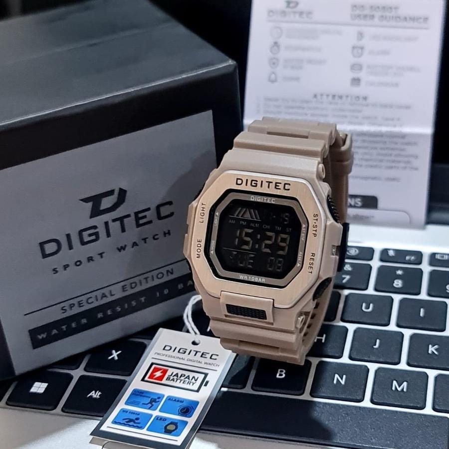 Jam Tangan Pria DIGITEC DG-5050T Digital DG5050 Original Digitec