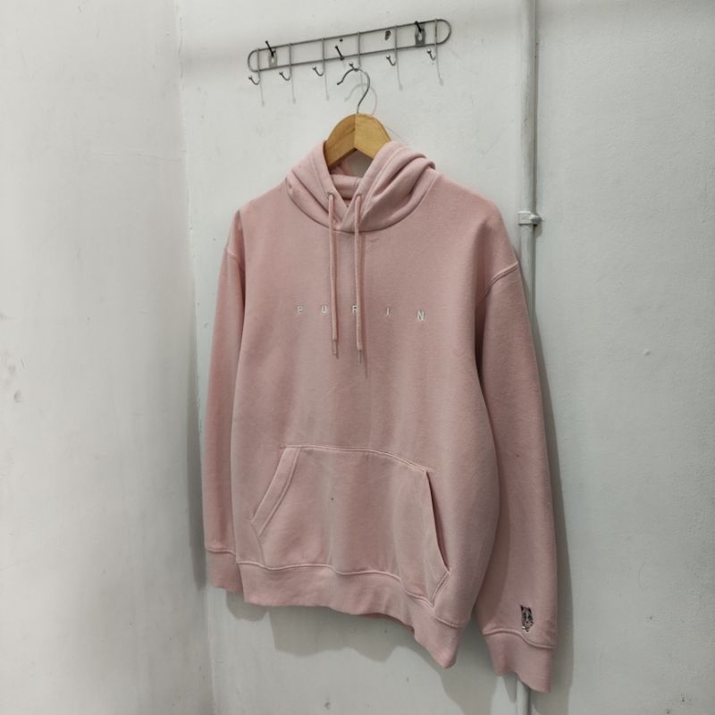 Hoodie graphic tee pink