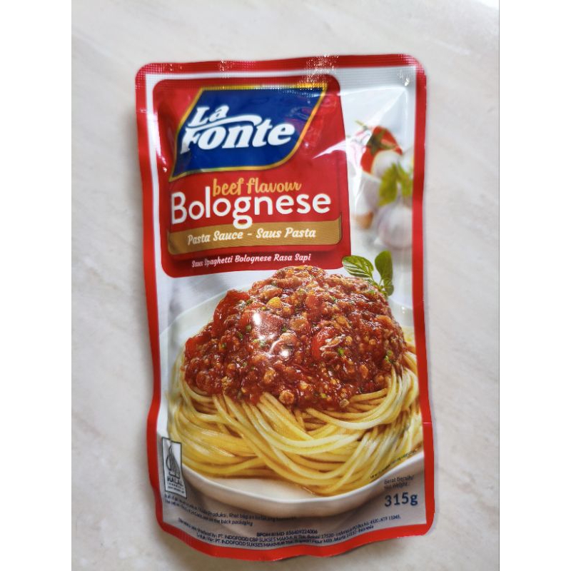 

surabaya la fonte bolognese sapi sauce spaghetti saos