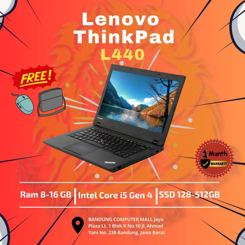 Lenovo Thinkpad L440 Intel Core I5 Gen 4