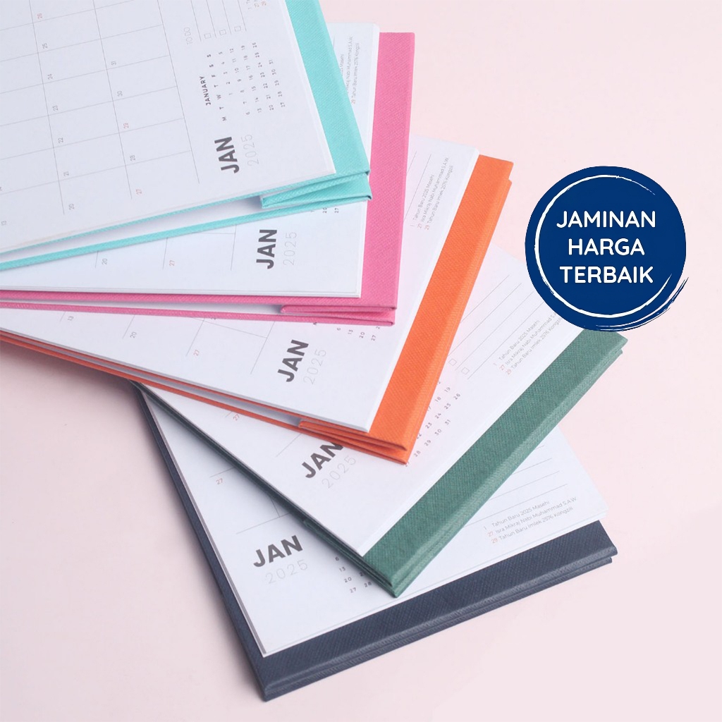 

bukuqu Calendar 2025 Uk B6 Portrait #Colorfull - Kalender berdiri - Kalender lucu