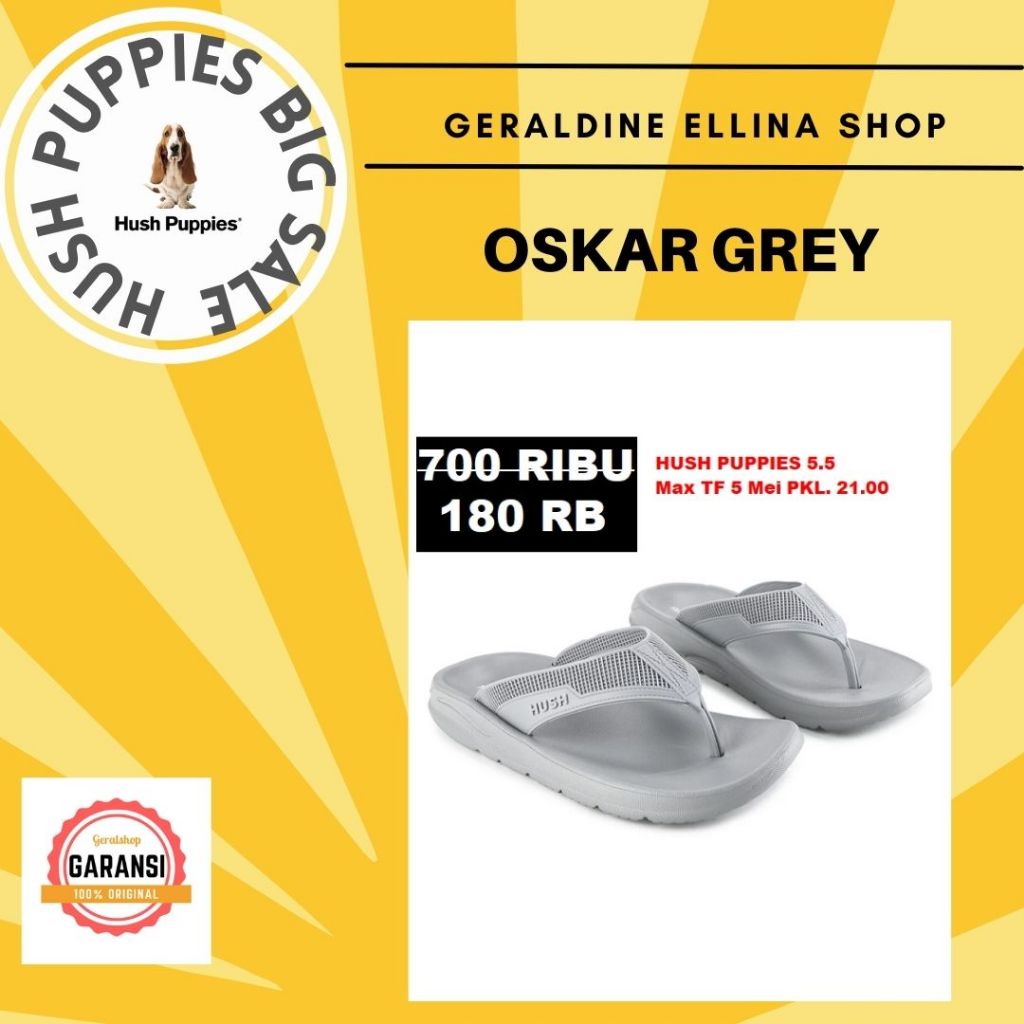 Sandal hush puppies pria men sale original 100% seri OSKAR