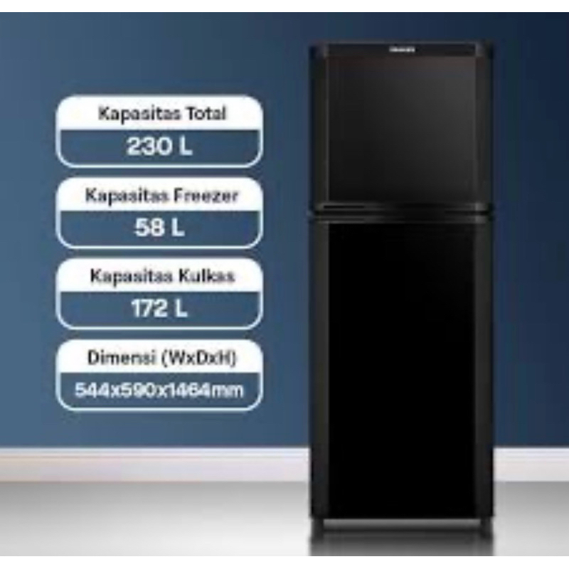 kulkas 2 pintu Polytron