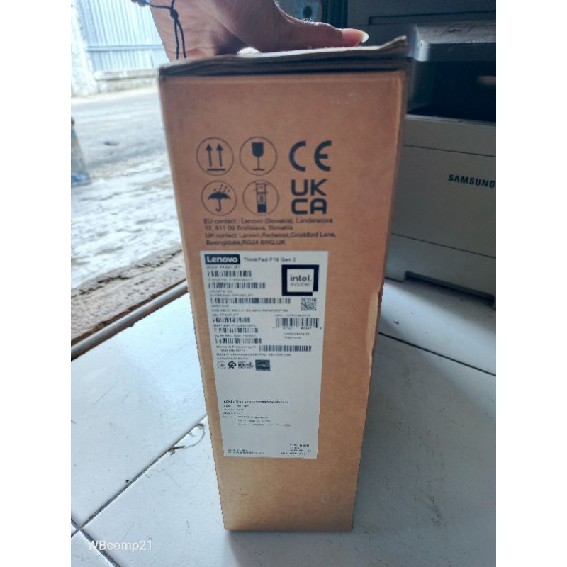 

Kardus original Lenovo Thinkpad P16