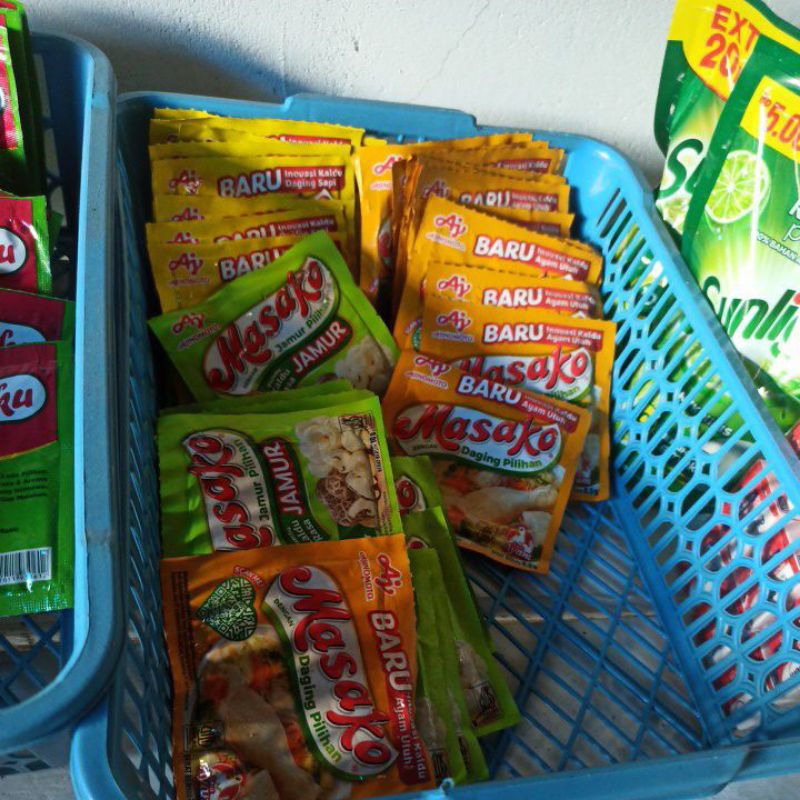 

masako sapi ayam dan jamur kemasan sachet harga per 2 bungkus