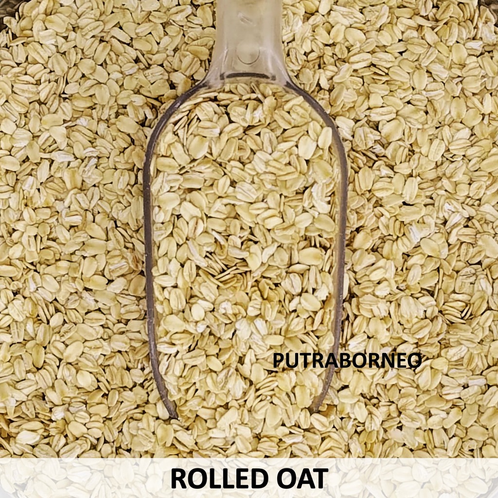PB Rolled Oat 1 kg / Oatmeal Sereal Gandum / Quaker Oat / Oat Diet Ampuh / Sereal Diet Pengganti Mak