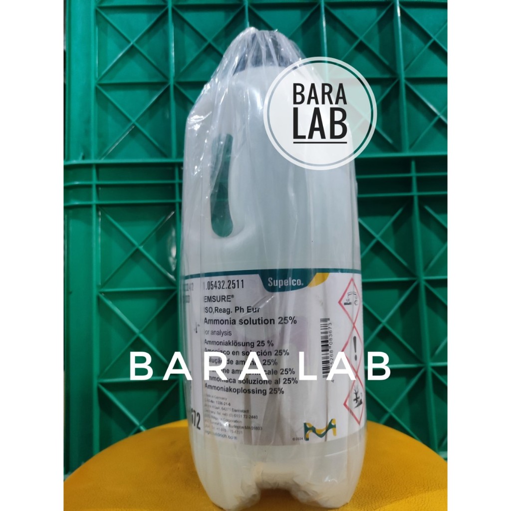 AMMONIA SOLUTION / NH4OH / LARUTAN AMONIA / 2,5L MERCK 105432.2511