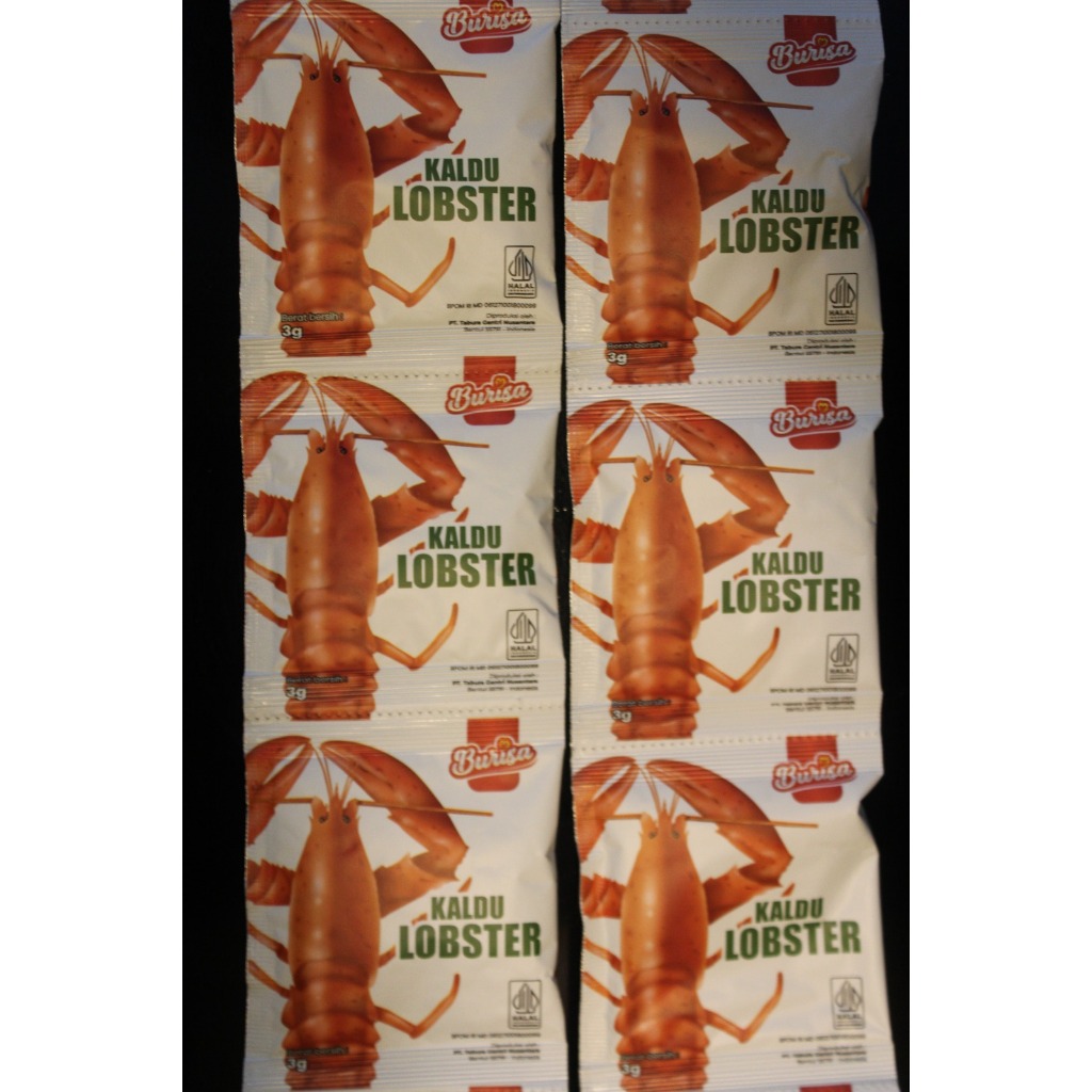 

Forcysn [Paket 5 Renteng] Burisa Kaldu Lobster 3Gr @Rtg (12Pcs)