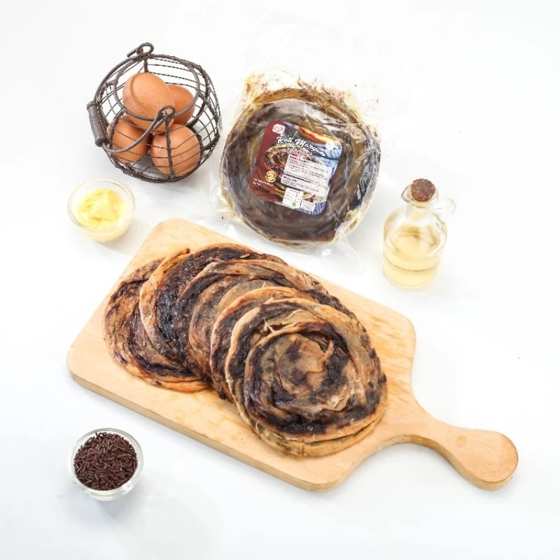 

Roti maryam roti canai roti konde Rasa cokelat Premium isi 3 pack 15pcs