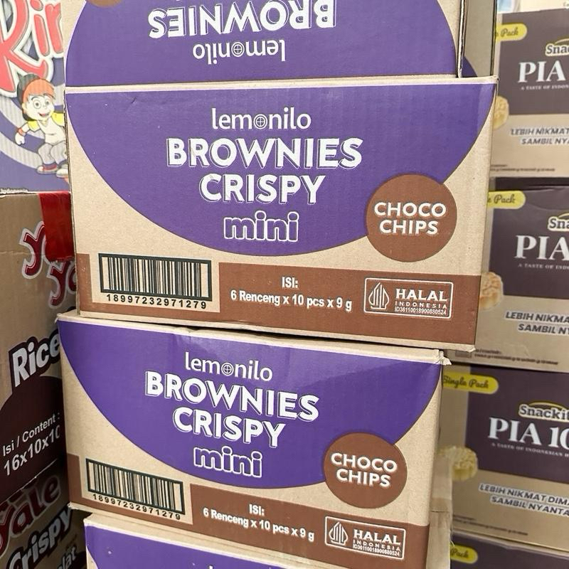 

BROWNIES CRISPY LEMONILO ISI 60 PCS Coklat Manis Gurih