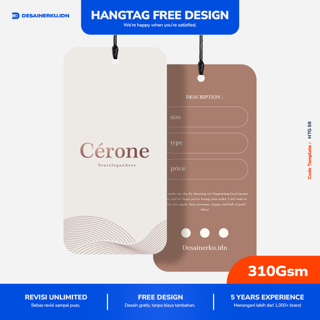 

Hangtag Baju Custom FREE DESIGN | Cetak Label Tag Baju Desain Sendiri | Tag Baju Murah | Label Tag