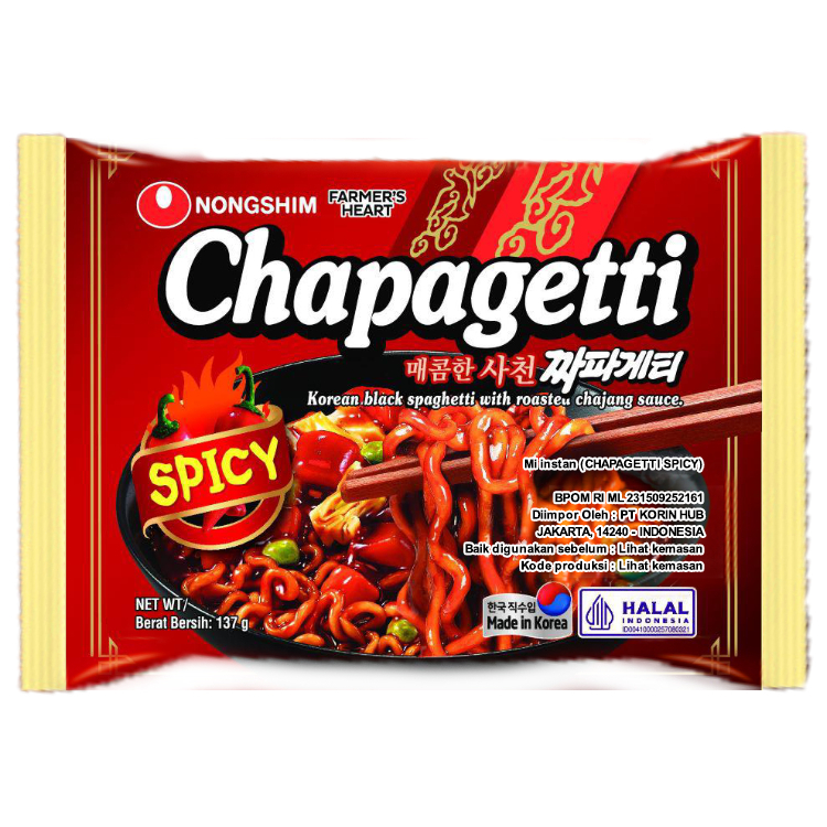 

MIE IMPORT KOREA - NONGSHIM CHAPAGETTI SPICY 137gr