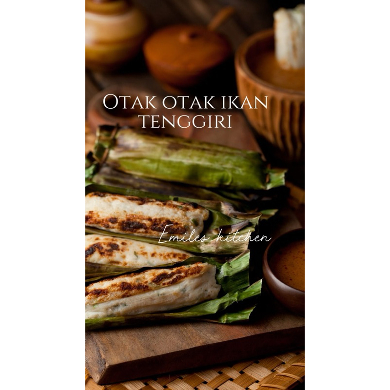 

Emiles kitchen - Otak otak ikan tenggiri bumbu kacang isi 10pcs