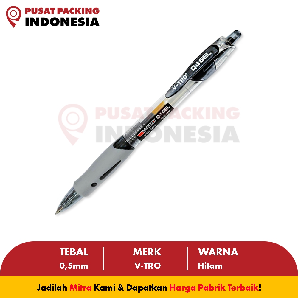 

Gel Pen Pulpen Pena V-TRO Q-1 Gel 0.5 mm PUSAT PACKING INDONESIA