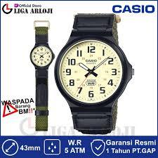 CASIO MW-240B-3BVDF Jam Tangan Pria Analog-Kanvas