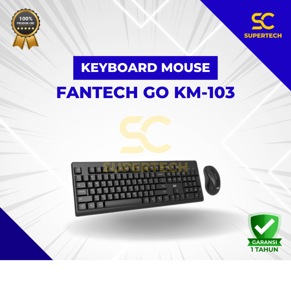 Fantech GO KM103/KM-103 Combo Keyboard Mouse Office