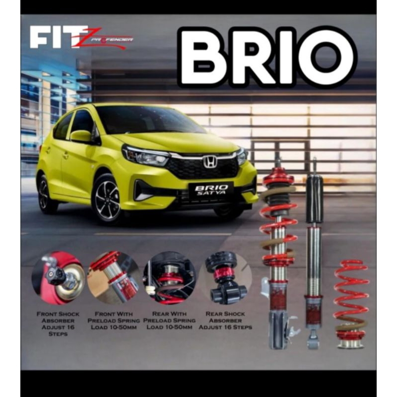 SHOCKBREAKER SUSPENSI BRIO COILOVER PROFENDER FITZ