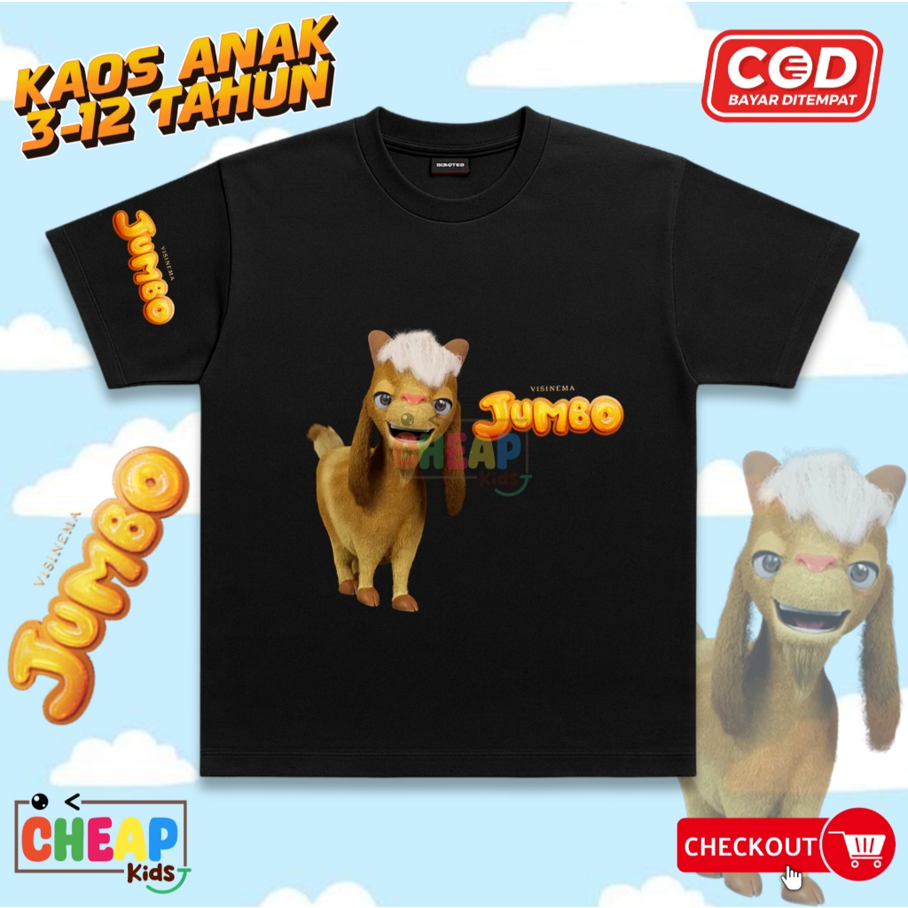 Kaos Anak Mbeek Film Jumbo / Baju Kaos Anak Film Jumbo Mbeek