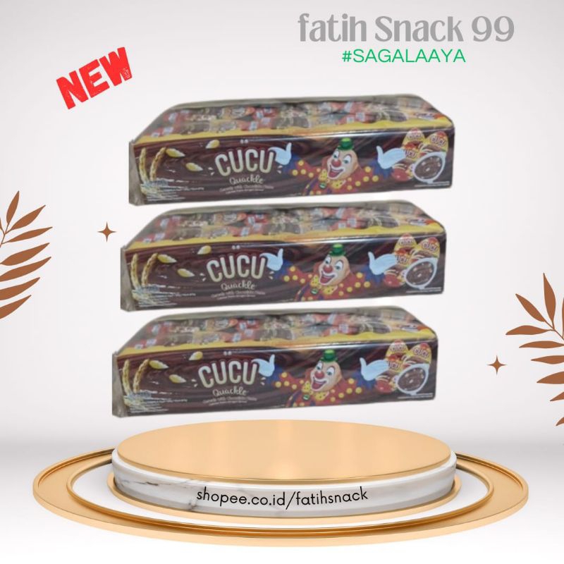 

CUCU RICE CRISPY BOK ISI 12 PCS X 15G CUCU QUAKLE RICE CRISPY