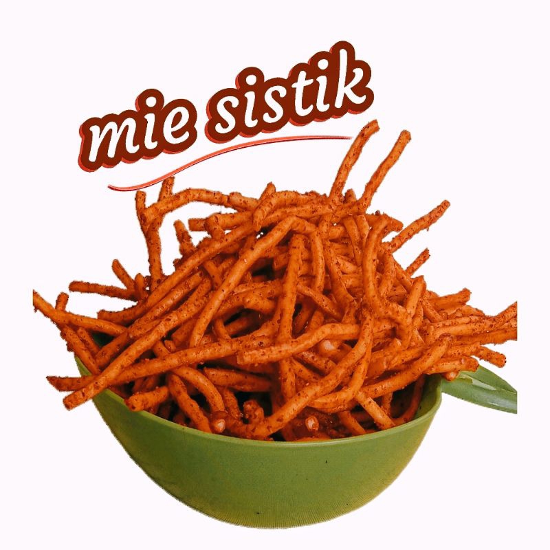 

Cemilan Pedas Sistik Mie 1kg keripik