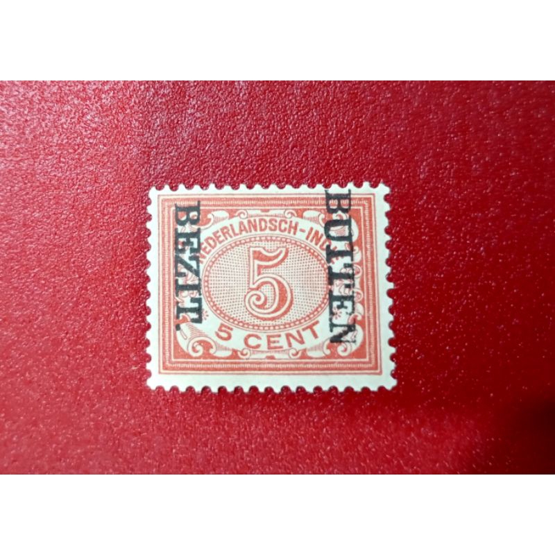 

PRANGKO NED INDIE CT BUITEN BEZIT TERBALIK NOMINAL 5 CENT 1908