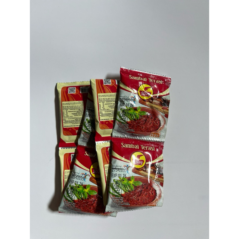 

sambek terasi uleg 1 renteng isi 10 sachet